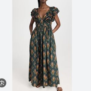 NWT Agua by Agua Bendita Catalina Remedios Maxi Dress